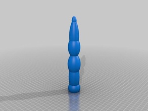 roundshaped firestarter Drucker testen Skulpturen zylindrisch dong Rakete rund Formen Turm turm 3d print model - Mito3D