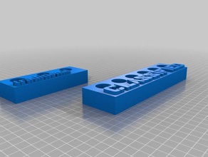 testador de bandeja A impressão 3d e-cig cig e ficar pé stand 3d print model - Mito3D