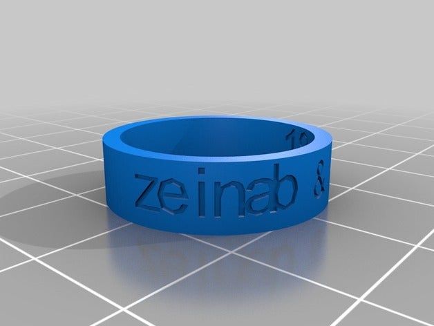 ring zeinab & elias 875 rings customized 3D print model - Mito3D