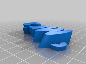 meu personalizados iamburny do texto - maria organização personalizado 3d print model - Mito3D