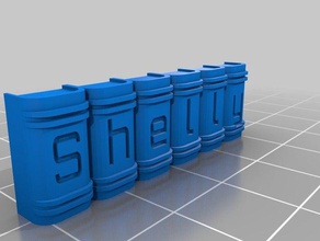 shelly books keychains customized 3d print model - Mito3D