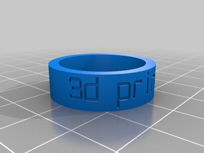 anello nuovo anelli personalizzato 3d print model - Mito3D