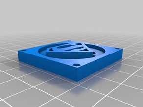 superman fan 40mm grille 3d printer parts customized 3d print model - Mito3D