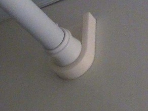 mounting rods bathroom 3d print model - Mito3D