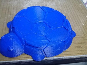 tartaruga tigela de comida animais estimação prato alimentos animal 3d print model - Mito3D
