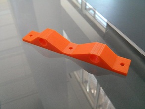 dual 8mm linear rod holder openbeam parts cnc 3d print model - Mito3D