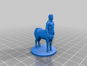 centaur yaratıklar dungeons dragons heykelcik canavar 3d print model - Mito3D