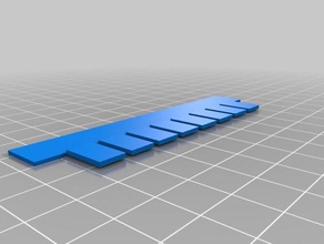 gel comb done biology customized 3d print model - Mito3D