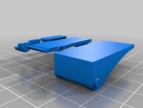 jodocast del ak47 estilo de la mira trasera juguetes mecánicos nerf 3d print model - Mito3D
