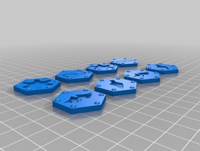 verboten Sterne, um token gesetzt werden Spielzeug & game Zubehör Brettspiel Brett-Spiel Brett-Spiele Sternen Spiele starcraft 3d print model - Mito3D