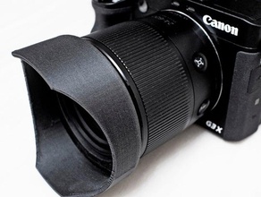 canon g3x baïonnette lens hood de la caméra capuchon d'objectif peut 3d print model - Mito3D