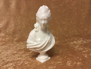 baskın anne-marie-louise thomas domangeville rilly comtesse pange s tarama ve kopyaları sanat art ınstitute of chicago büstü itseez3d mermer heykel yapı sensör 3d print model - Mito3D