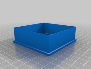 meine kundengebundene quadratische Ausstecher 2 Wand Küche und Esszimmer 3d print model - Mito3D
