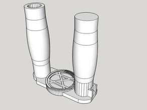 poignées de bricolage épaule habillage personnalisable le la caméra camerarig personnalisé gopro grip main poignée l'iphone mont rig l'épaule shouldermount plate-forme 3d print model - Mito3D