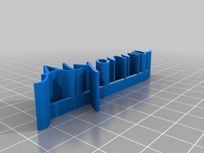 ma personnalisé 3d plaque de nom sculptures 3d print model - Mito3D