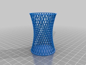 bluelines math art customized 3d print model - Mito3D