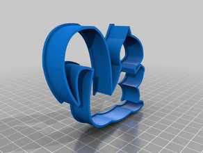 schlimmer Eichhörnchen-Ausstecher Küche und Esszimmer cookie cookiecutter cookies cutter 3d print model - Mito3D