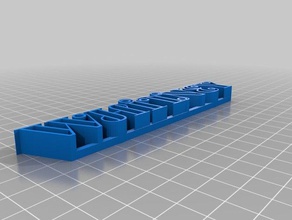 meu texto personalizado de armazenamento esculturas 3d print model - Mito3D