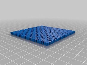 80x80x3 mesh buildplate Kunst kundengebundene 3d print model - Mito3D