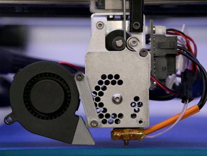 type machines blower fan shroud 3d printer accessories extruder 3d print model - Mito3D