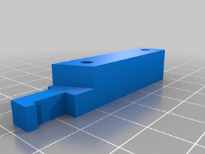 kossel clear extruder fix 3d printer parts replacement part 3d print model - Mito3D