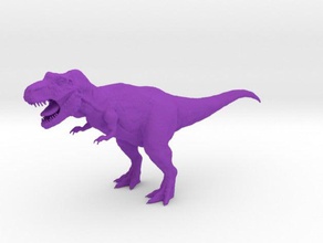 updated tyrannosaurus rex animals anti barney dinosaur 3d print model - Mito3D