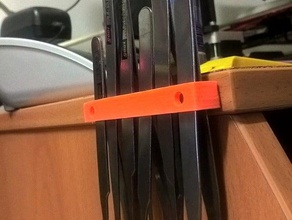 tweezers rack tool holders & boxes holder 3d print model - Mito3D