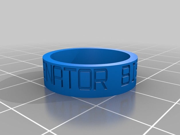 senator biscuitene ring rings customized 3D print model - Mito3D