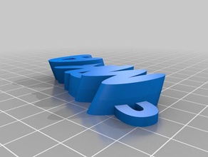 mika del llavero organización personalizado 3d print model - Mito3D