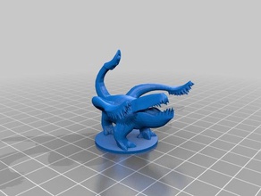 otyugh di sorta le creature dungeons dragons figurina monster 3d print model - Mito3D