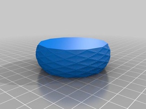 bowl based polygon vase customizer decor customized 3d print model - Mito3D