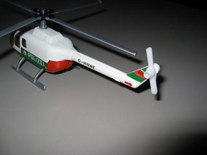 helicóptero de juguete rotor cola otros 3d print model - Mito3D