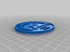 aha-takeonme-moeda A impressão 3d 3d print model - Mito3D