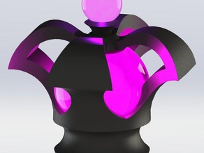 homura dolore gemma - puella magi madoka magica oggetti di scena anime il prop soul gem 3d print model - Mito3D