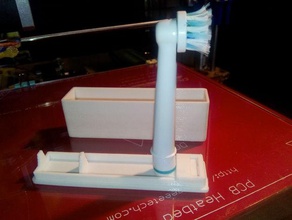 oralb head travel box bathroom 3d print model - Mito3D