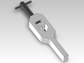 pulsando la llave de mano herramientas poco cortar corte morir agarre manejar metal hilo 3d útil 3d print model - Mito3D