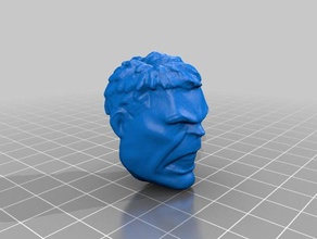 angry man part 1 3 scans & replicas hulk marvel 3d print model - Mito3D