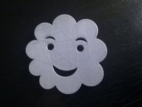 smiley bouton accessoires 3d print model - Mito3D
