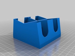 tilebox carta organizzatore 2x2 giocattolo & accessori di gioco su misura 3d print model - Mito3D