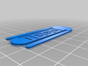 isbo paperclip office customized 3d print model - Mito3D