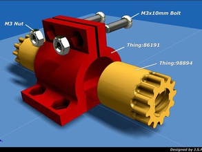 fındık lineer step motor ayarlama tepki 3d yazıcı parçalar lm8uu 3d print model - Mito3D