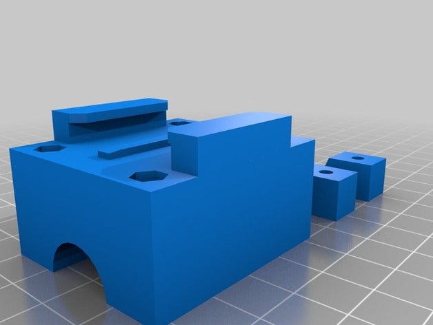 gopro clip mount 7mm rod camera xiaomi 3D print model - Mito3D