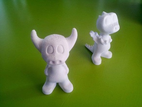 manus minotaur creatures blender cute macouno myth mythical supportless toy 3d print model - Mito3D