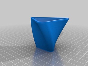 mi personalizados polybowl - 3 caras los contenedores personalizado 3d print model - Mito3D