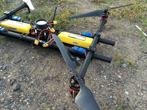 quadcopter h quadro r c veículos h-quadro 3d print model - Mito3D