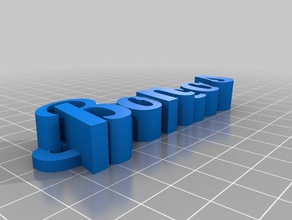 los broncos de giancarlo organización personalizado 3d print model - Mito3D