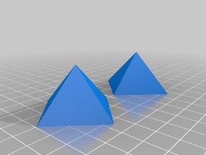 personalizzabile ottaedro stampo di sabbia per la matematica customizer castello 3d print model - Mito3D