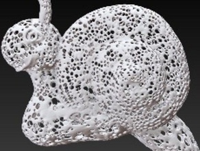 schneck di voronoi sculture lumaca 3d print model - Mito3D