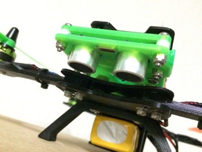 mhq2 piastra inferiore hc-sr04 sonar r c i veicoli il coperchio quadcopter 3d print model - Mito3D