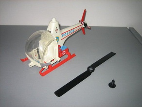 ascia e rotore d'helicoptere playmobil et ar giochi giocattoli 3d print model - Mito3D